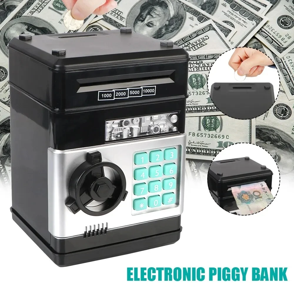 Kids Education Money - Electronic Piggy Bank ATM Password Money