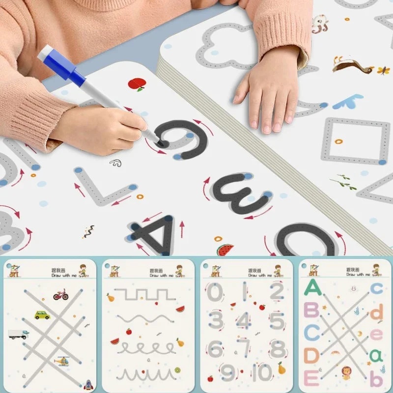 Kids Education Desk - Interactive Learning Desk Mat for Kids