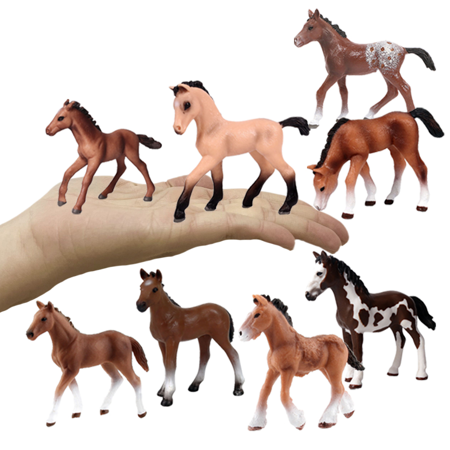 Horse Figurine Farm Animals Po - đánh giá và giá Kids Education Desk