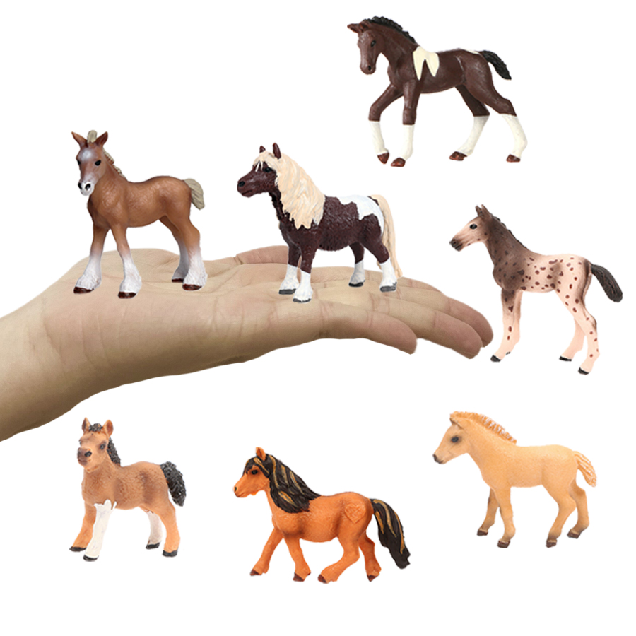 Horse Figurine Farm Animals Po - đánh giá và giá Kids Education Desk