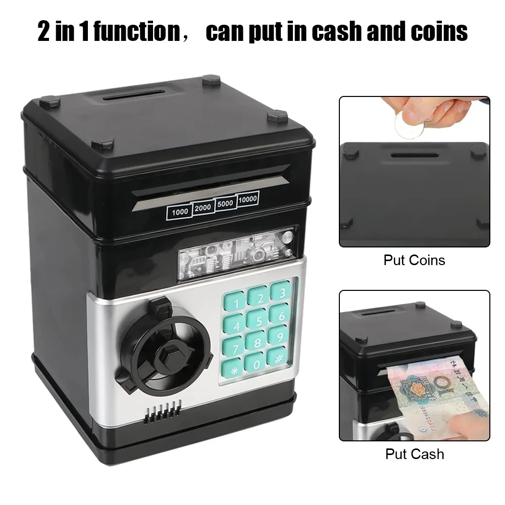 Electronic Piggy Bank ATM Pass - đánh giá và giá Kids Education Money