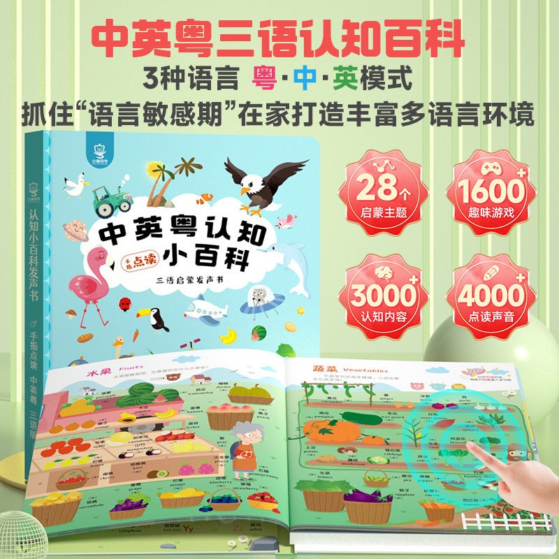 3 Language Touch Sound Book Ch - đánh giá và giá Kids Early Education Books