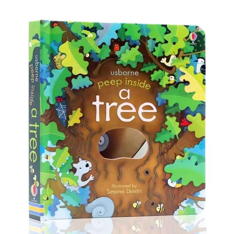 Usborne Peep Inside A Tree 3D  - đánh giá và giá Kids Early Education Books