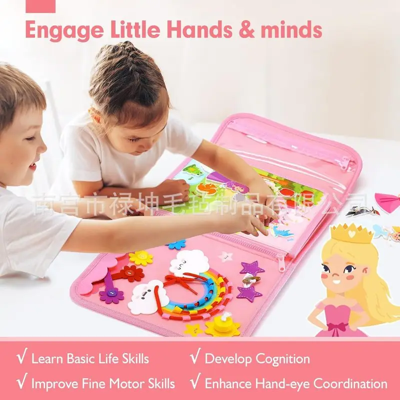 Princess Montessori Felt Busy  - đánh giá và giá Kids Early Education Books