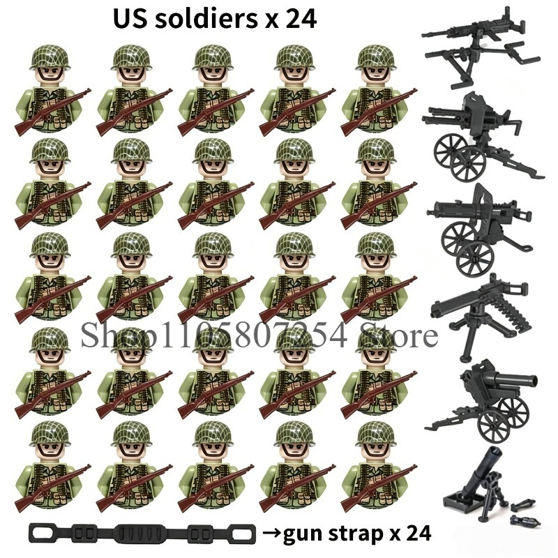 24Pcs/Set World War II Militar - đánh giá và giá Kids Education Uk