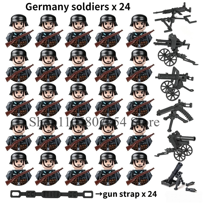 24Pcs/Set World War II Militar - đánh giá và giá Kids Education Uk