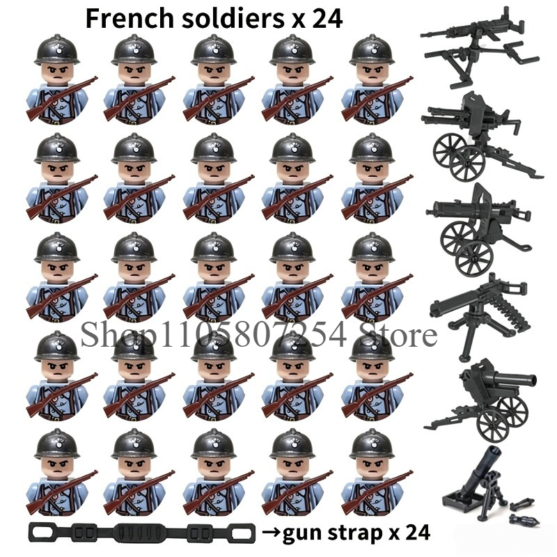 24Pcs/Set World War II Militar - đánh giá và giá Kids Education Uk